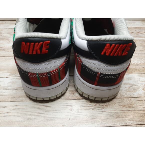 NIKE DUNK LOW "Tartan Plaid" RETRO PRM MENS SIZE 10 DV0827-100 - Picture 11 of 16